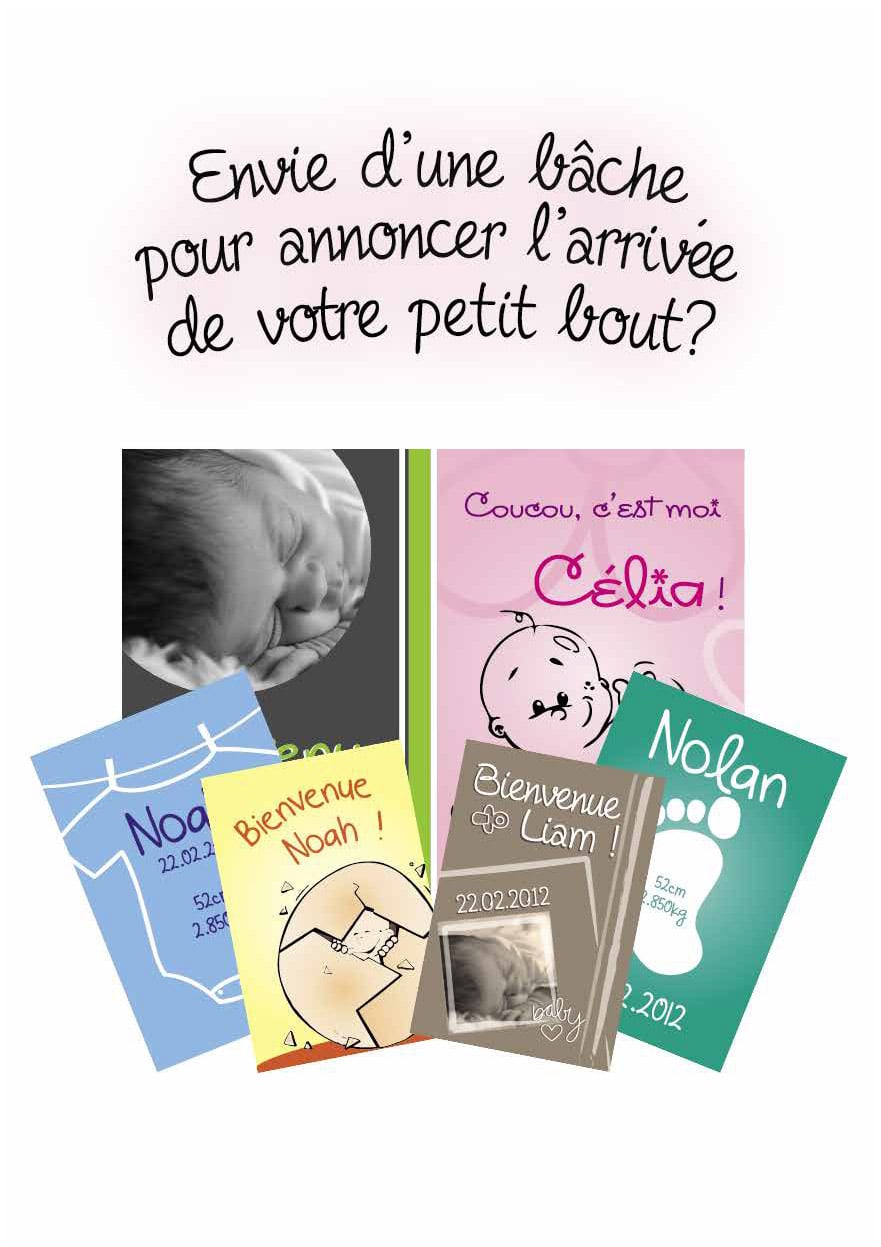 Catalogue de bâches de naissance