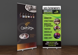 Roll-up complet avec impression