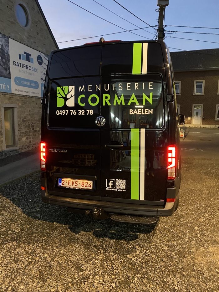 Panneau alu pour la société Topclass (La Calamine)