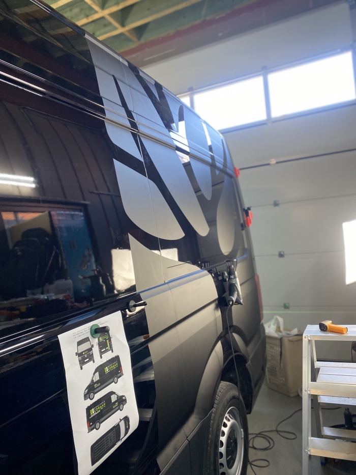 Panneau alu pour la société Topclass (La Calamine)