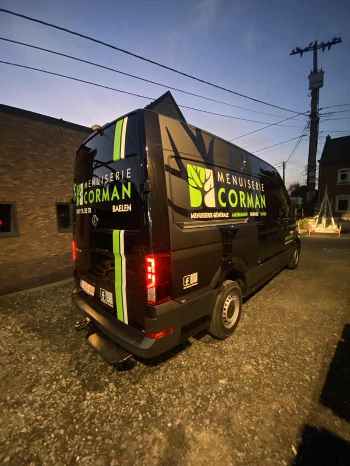 Panneau alu pour la société Topclass (La Calamine)